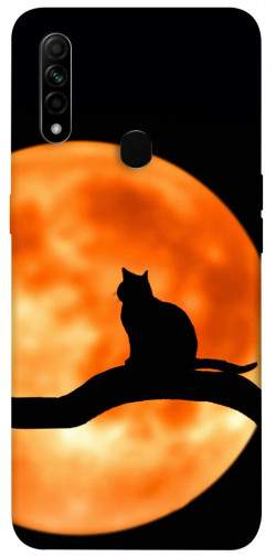 Чохол itsPrint Кіт на тлі місяця для Oppo A31