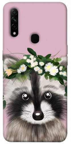 Чохол itsPrint Raccoon in flowers для Oppo A31