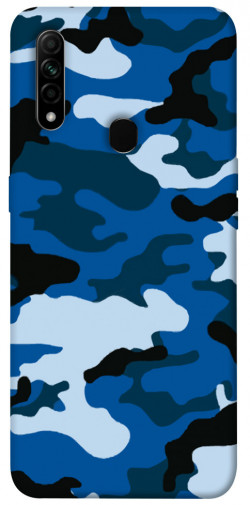 Чохол itsPrint Синій камуфляж 3 для Oppo A31