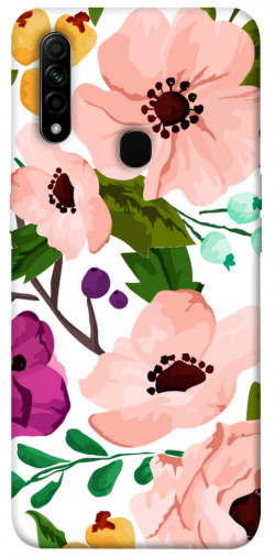 Чехол itsPrint Акварельные цветы для Oppo A31