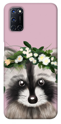Чохол itsPrint Raccoon in flowers для Oppo A52 / A72 / A92