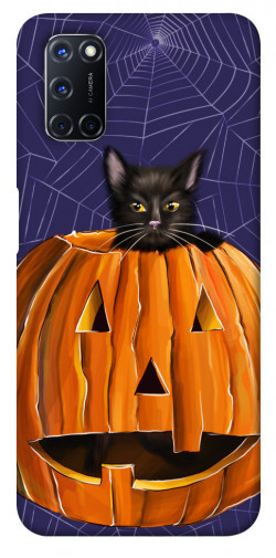 Чехол itsPrint Cat and pumpkin для Oppo A52 / A72 / A92