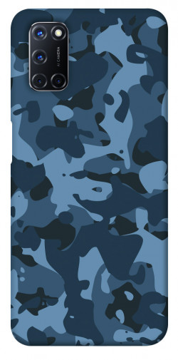 Чехол itsPrint Синий камуфляж для Oppo A52 / A72 / A92