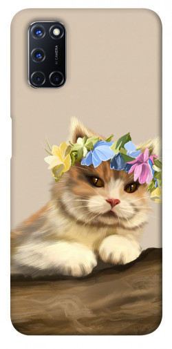Чохол itsPrint Cat in flowers для Oppo A52 / A72 / A92