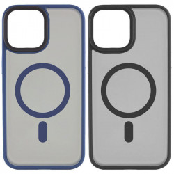 TPU+PC чохол Metal Buttons with MagSafe для Apple iPhone 15 (6.1")