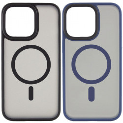 TPU+PC чохол Metal Buttons with MagSafe для Apple iPhone 15 Pro (6.1")
