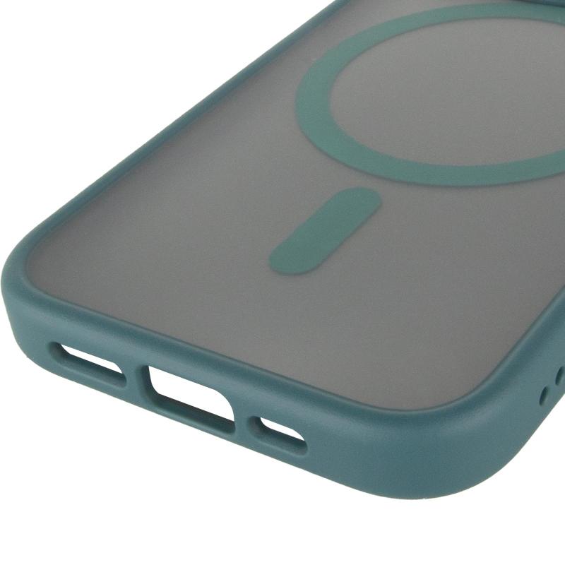 TPU+PC чохол Metal Buttons with MagSafe для Apple iPhone 15 Pro Max (6.7) на малюнкі №5