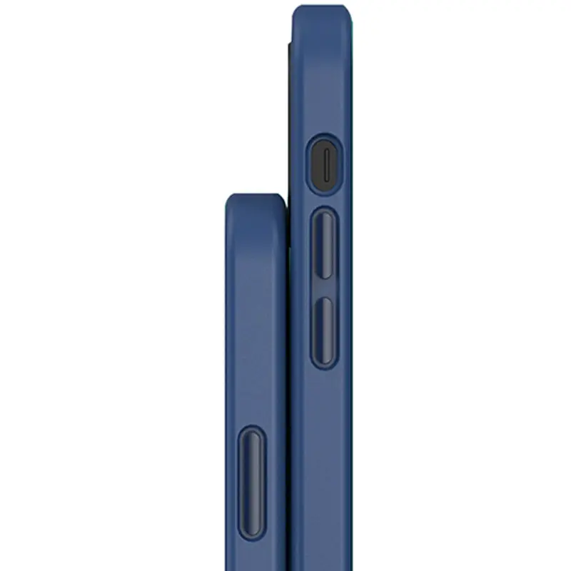 TPU+PC чохол Metal Buttons with MagSafe для Apple iPhone 15 Pro Max (6.7"), Синій / Navy Blue 3, TPU+PC, купити оптом з доставкою