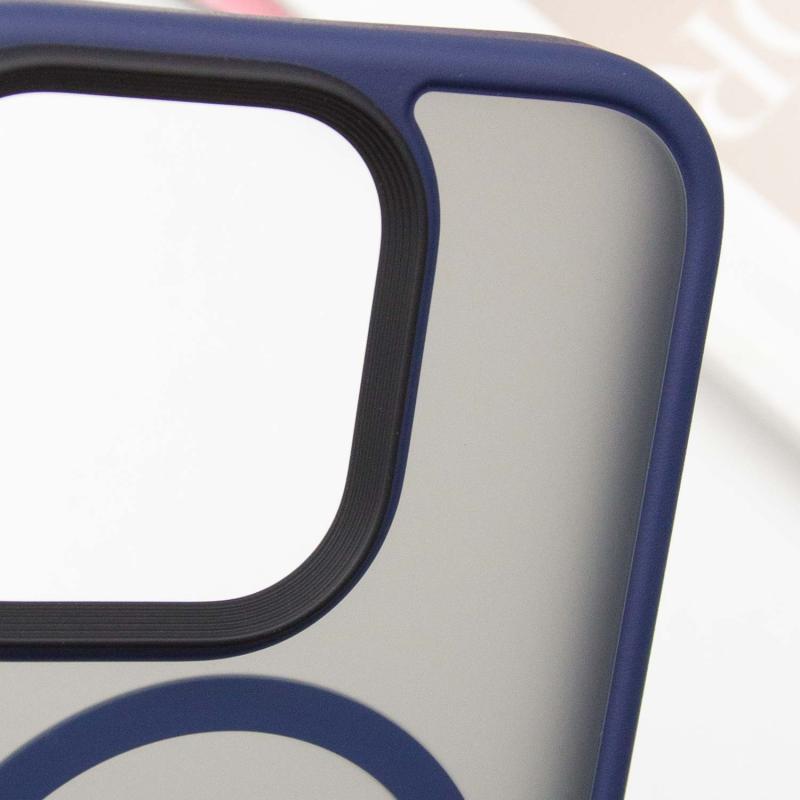 TPU+PC чехол Metal Buttons with MagSafe для Apple iPhone 16 Pro (6.3) на картинке №5