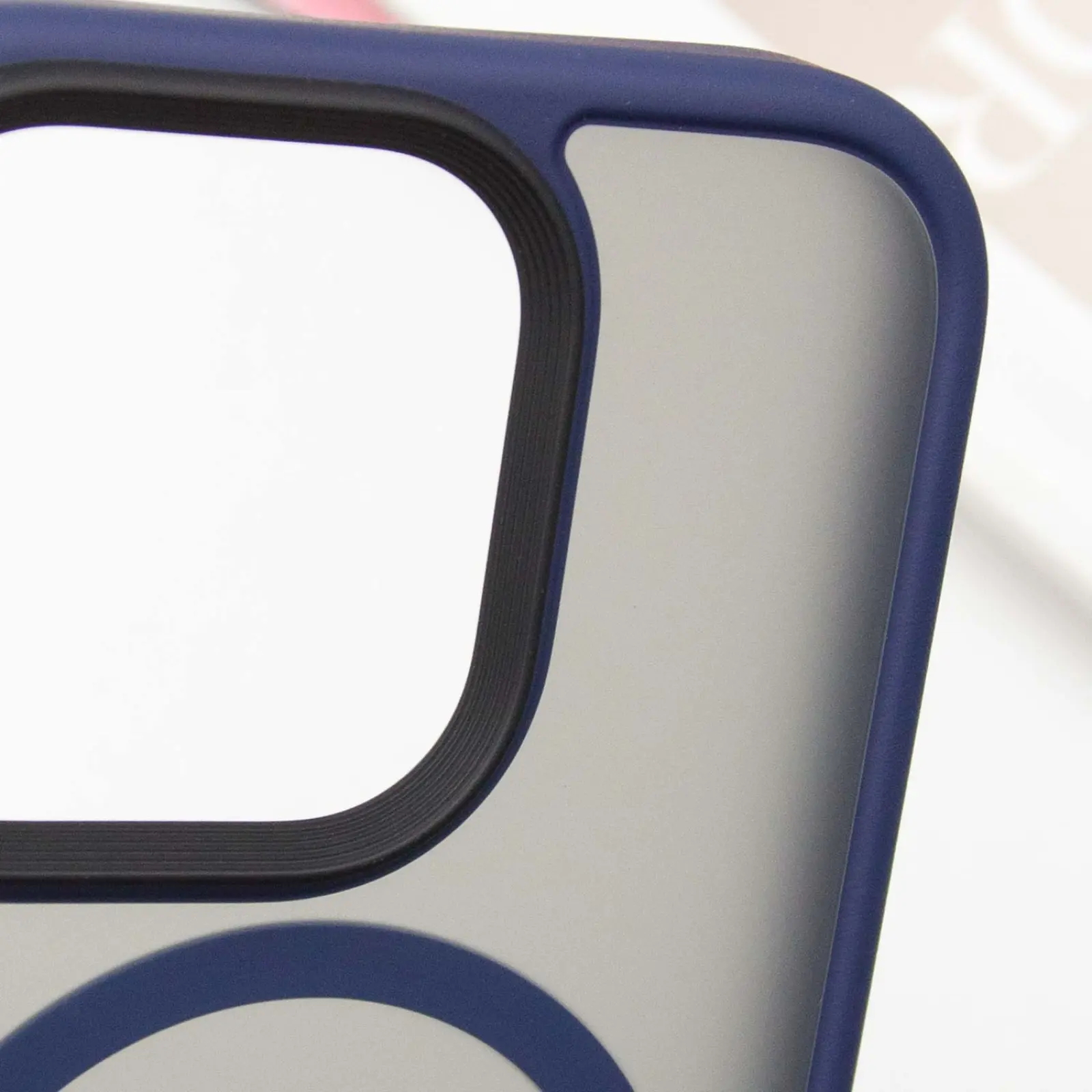 TPU+PC чохол Metal Buttons with MagSafe для Apple iPhone 16 Pro (6.3"), Синій 4, TPU+PC, купити оптом з доставкою