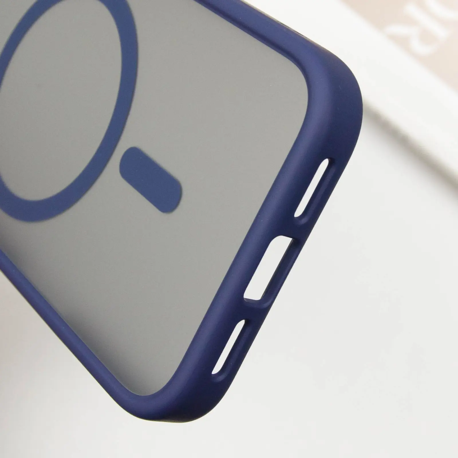 TPU+PC чохол Metal Buttons with MagSafe для Apple iPhone 16 Pro (6.3"), Синій 5, TPU+PC, купити оптом з доставкою