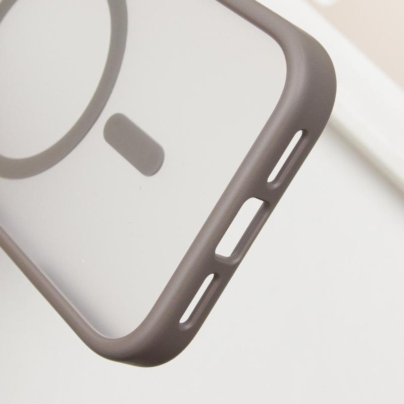 TPU+PC чехол Metal Buttons with MagSafe для Apple iPhone 16 Pro (6.3) на картинке №5