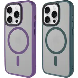 TPU+PC чохол Metal Buttons with MagSafe для Apple iPhone 16 Pro Max (6.9")