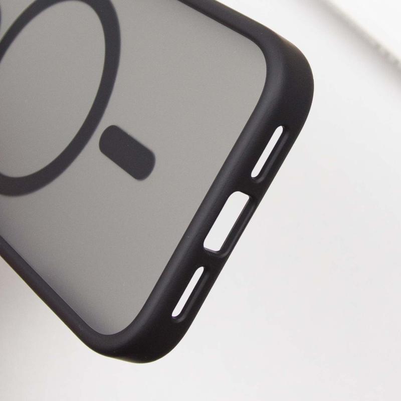 TPU+PC чехол Metal Buttons with MagSafe для Apple iPhone 16 Pro Max (6.9) на картинке №5