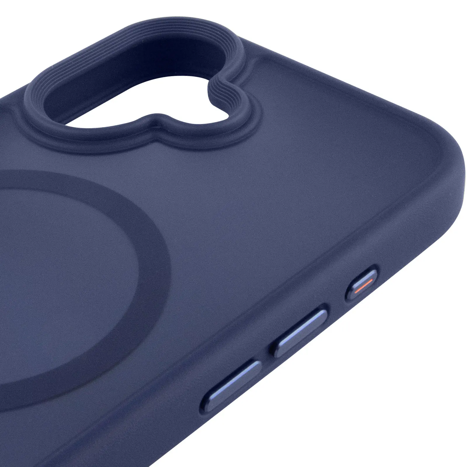TPU+PC чехол Metal Buttons with MagSafe для Apple iPhone 17 (6.3"), Синий / Navy Blue 3, TPU+PC, купить оптом с доставкой