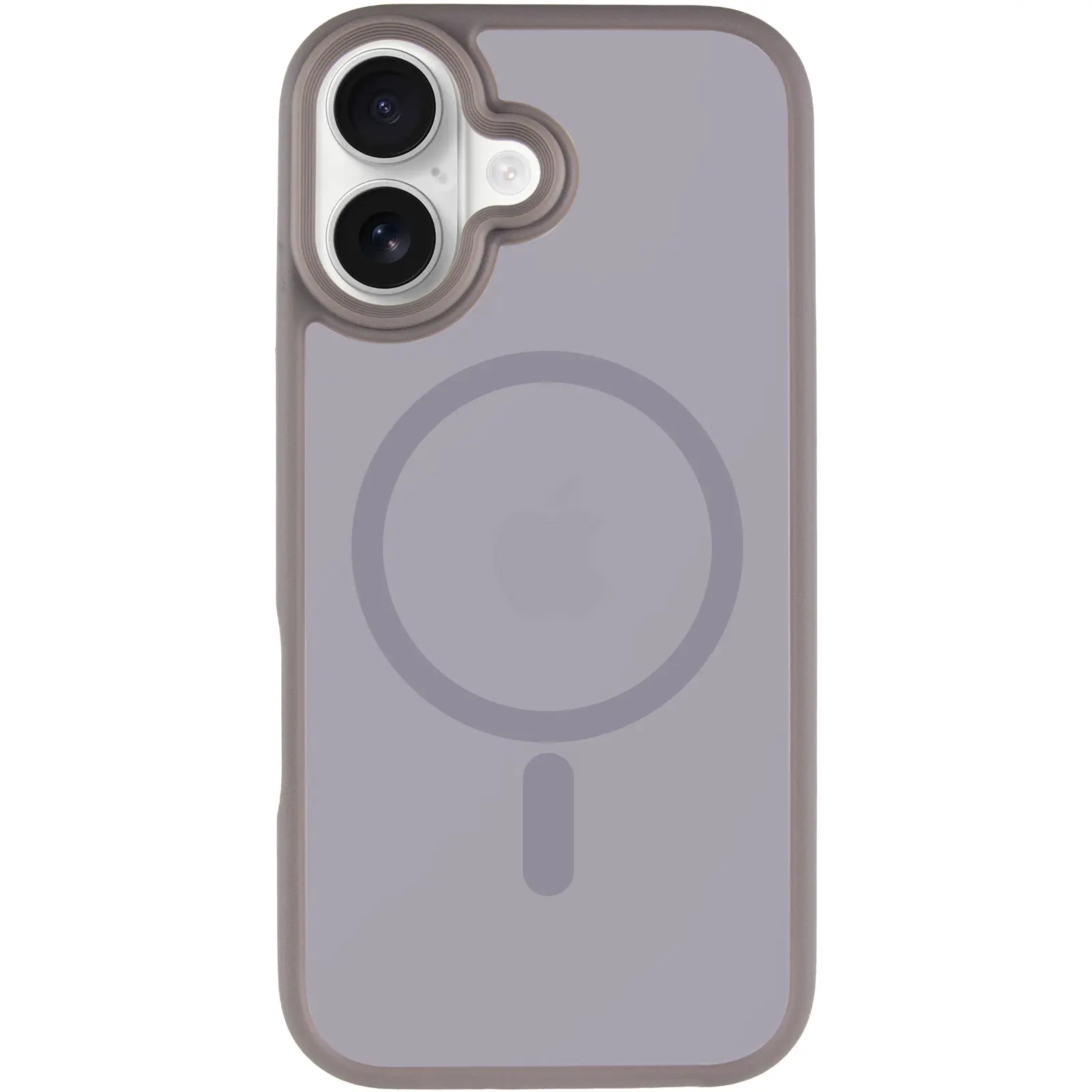TPU+PC чехол Metal Buttons with MagSafe для Apple iPhone 17 (6.3"), Серый / Grey 1, TPU+PC, купить оптом с доставкой
