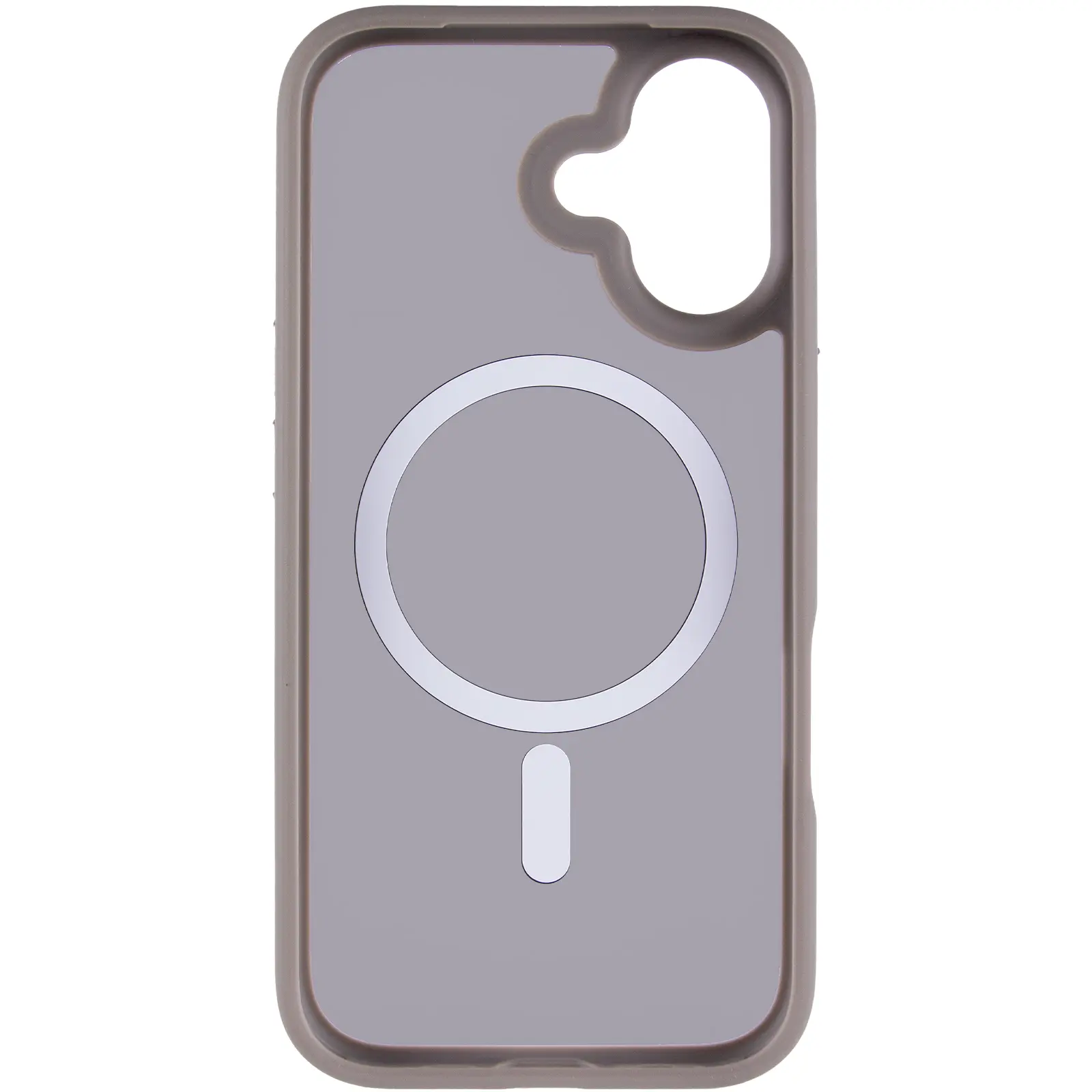 TPU+PC чехол Metal Buttons with MagSafe для Apple iPhone 17 (6.3"), Серый / Grey 2, TPU+PC, купить оптом с доставкой
