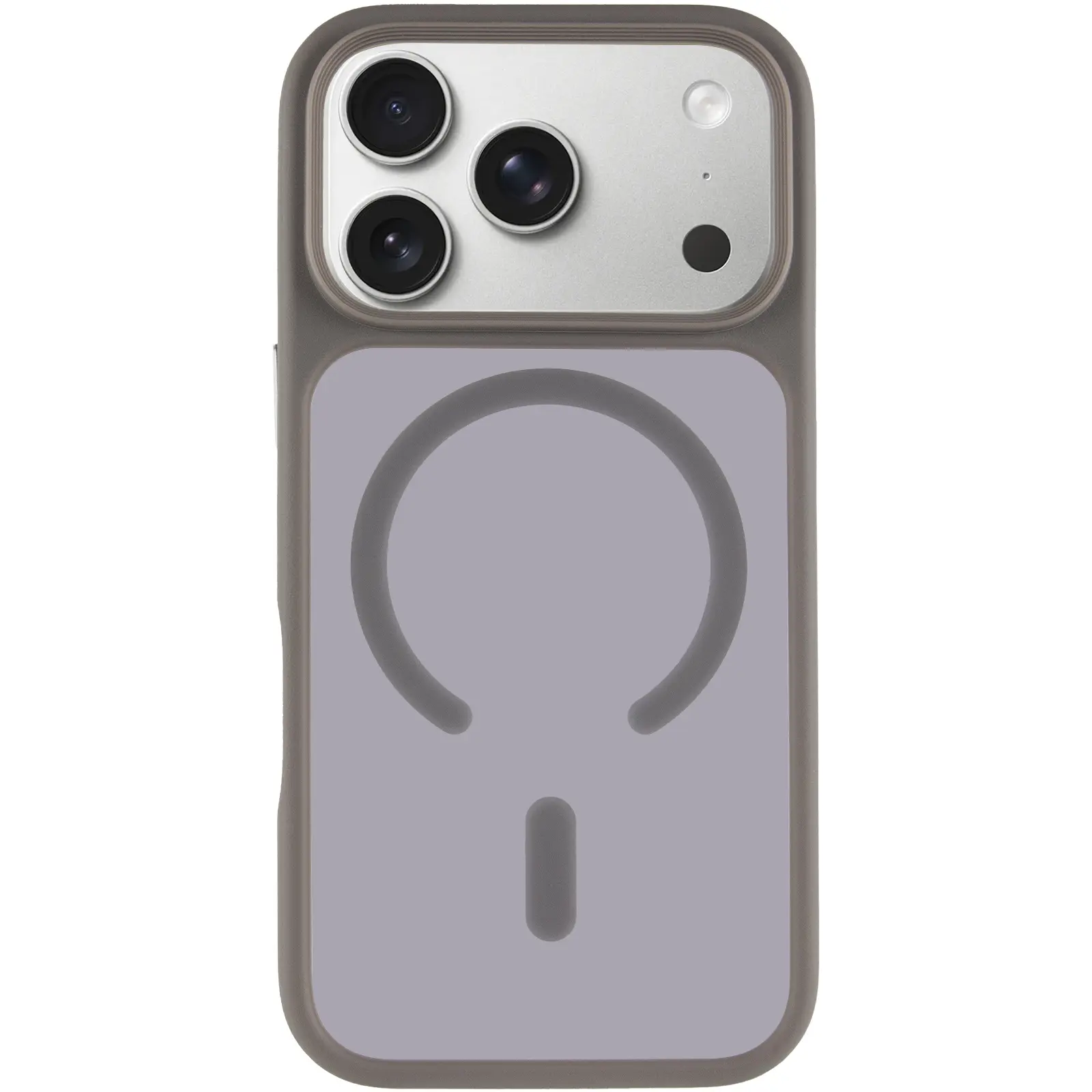 TPU+PC чехол Metal Buttons with MagSafe для Apple iPhone 17 Pro (6.3"), Серый / Grey 1, TPU+PC, купить оптом с доставкой