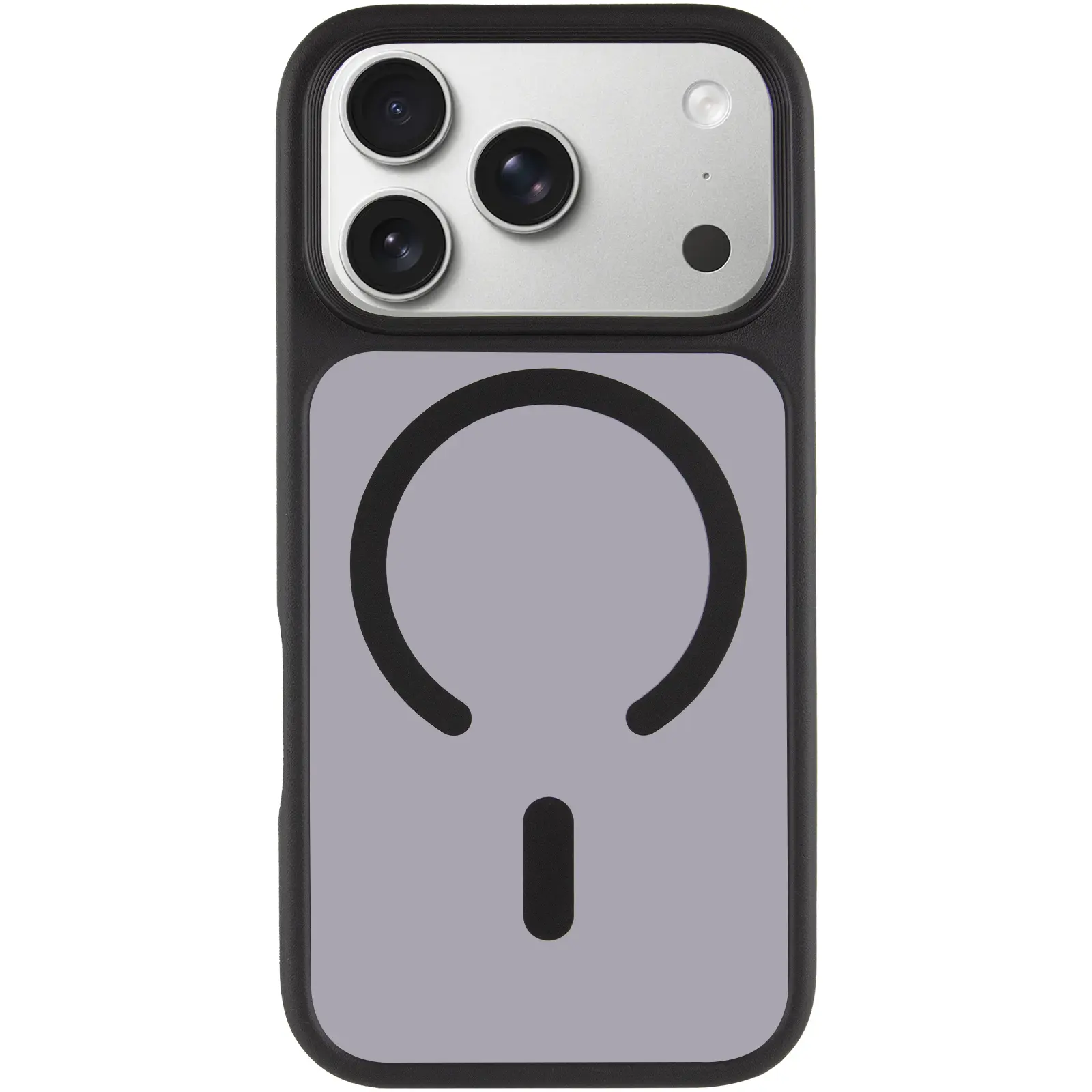 TPU+PC чехол Metal Buttons with MagSafe для Apple iPhone 17 Pro (6.3"), Черный / Black 1, TPU+PC, купить оптом с доставкой