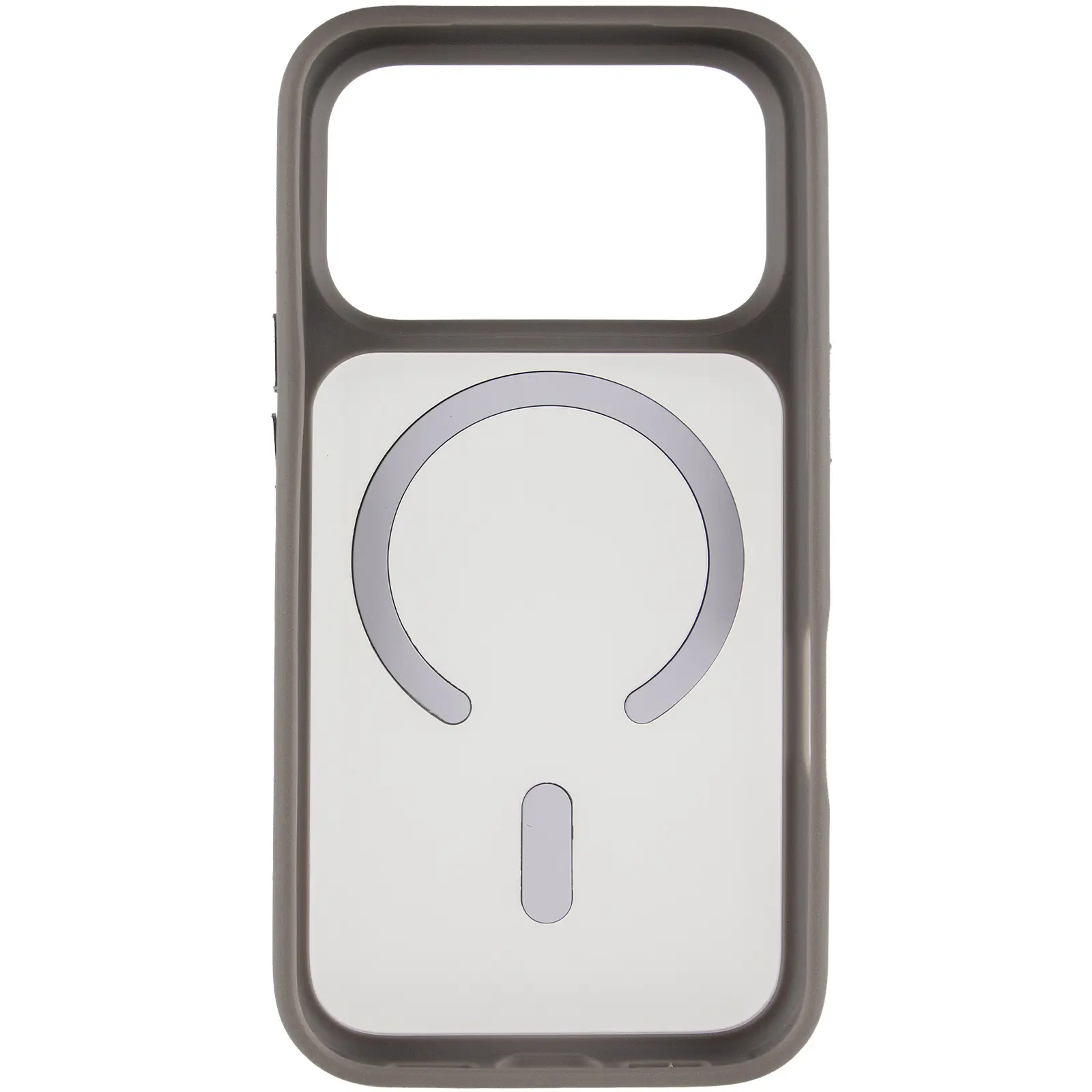TPU+PC чехол Metal Buttons with MagSafe для Apple iPhone 17 Pro Max (6.9"), Серый / Grey 2, TPU+PC, купить оптом с доставкой