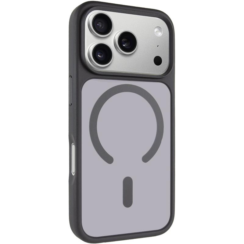 TPU+PC чехол Metal Buttons with MagSafe для Apple iPhone 17 Pro Max (6.9) на картинке №1