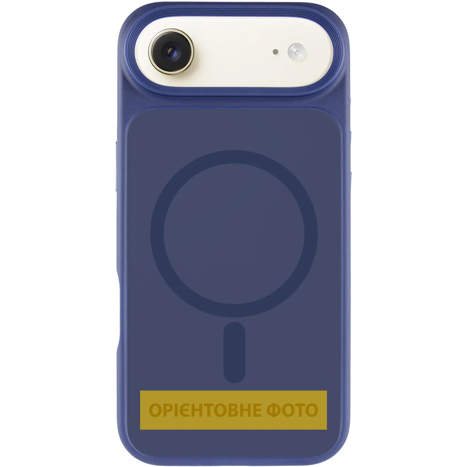 TPU+PC чехол Metal Buttons with MagSafe для Apple iPhone 17 Air (6.5"), Синий / Navy Blue 1, TPU+PC, купить оптом с доставкой