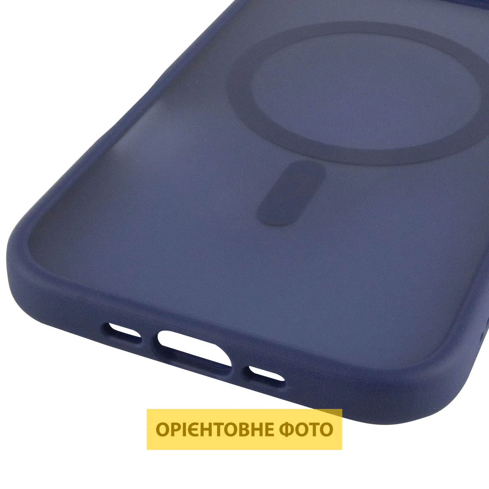 TPU+PC чехол Metal Buttons with MagSafe для Apple iPhone 17 Air (6.5"), Синий / Navy Blue 4, TPU+PC, купить оптом с доставкой