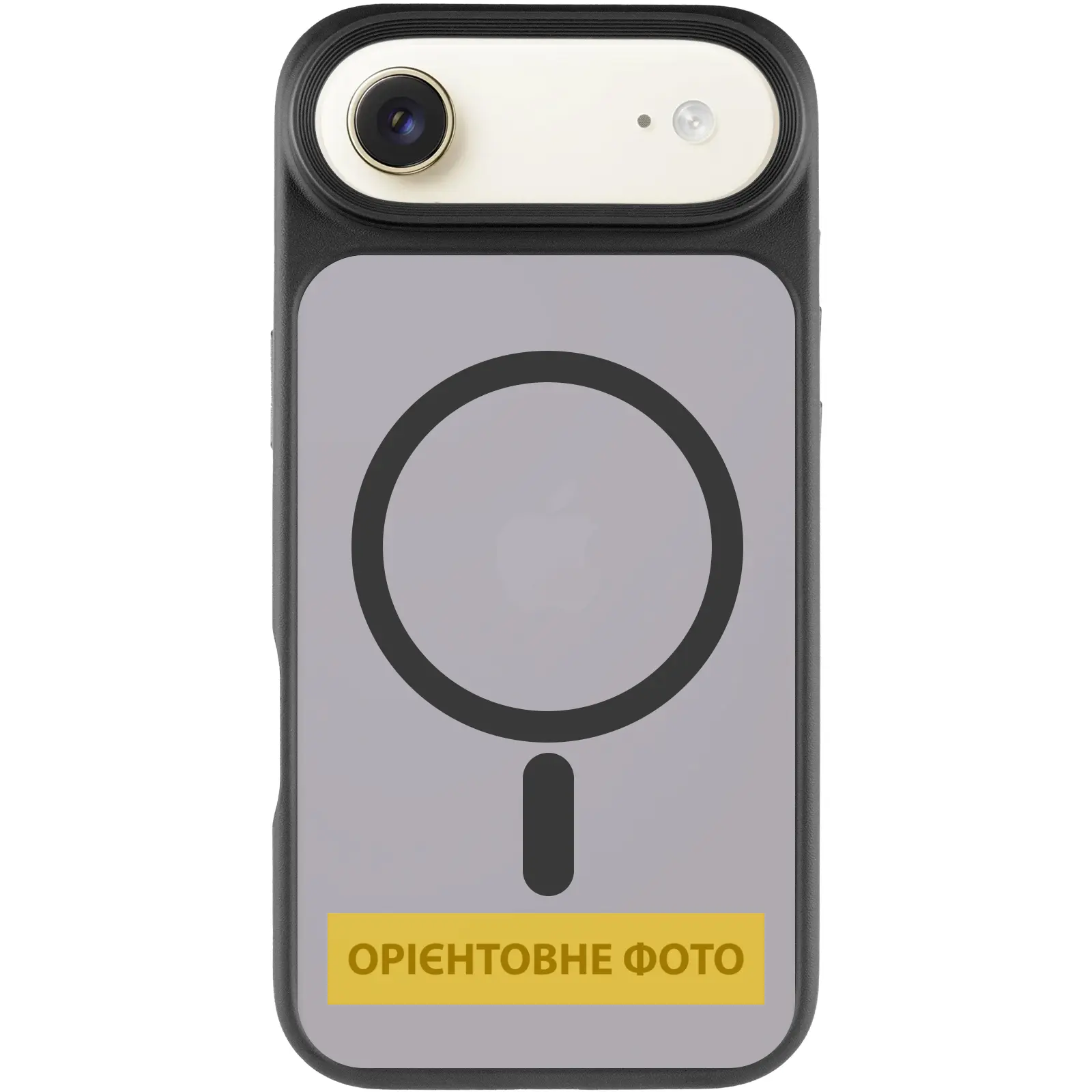 TPU+PC чехол Metal Buttons with MagSafe для Apple iPhone 17 Air (6.5"), Черный / Black 1, TPU+PC, купить оптом с доставкой