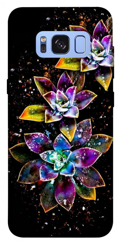 Чехол itsPrint Flowers on black для Samsung G950 Galaxy S8, цветы, купить оптом с доставкой