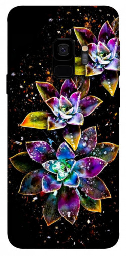 Чохол itsPrint Flowers on black для Samsung Galaxy S9