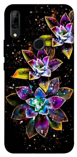 Чохол itsPrint Flowers on black для Huawei P Smart Z