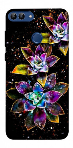 Чохол itsPrint Flowers on black для Huawei P Smart (2020)