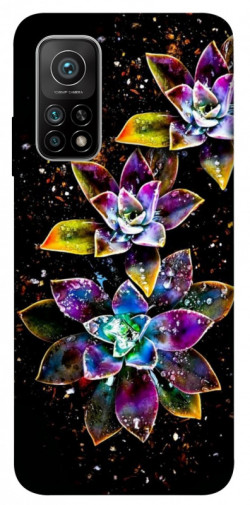 Чехол itsPrint Flowers on black для Xiaomi Mi 10T