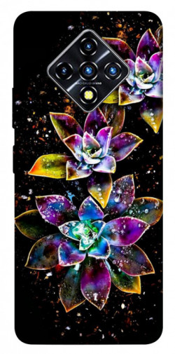 Чехол itsPrint Flowers on black для Infinix Zero 8