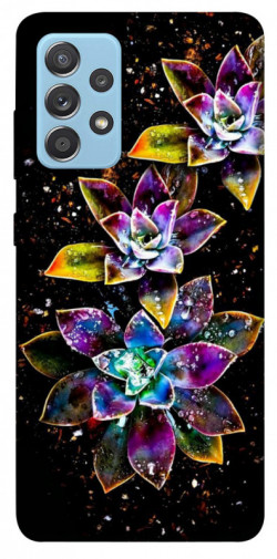 Чохол itsPrint Flowers on black для Samsung Galaxy A52 4G / A52 5G