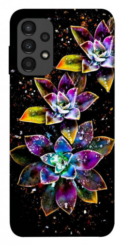 Чохол itsPrint Flowers on black для Samsung Galaxy A13 4G