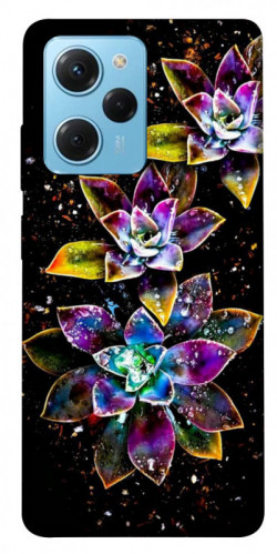 Чехол itsPrint Flowers on black для Xiaomi Poco X5 Pro 5G