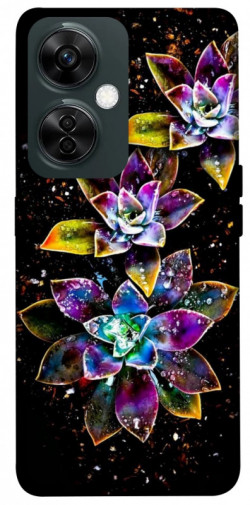 Чохол itsPrint Flowers on black для OnePlus Nord CE 3 Lite
