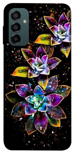 Чехол itsPrint Flowers on black для Samsung Galaxy M34 5G