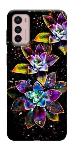 Чохол itsPrint Flowers on black для Motorola Moto G42