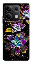 Чехол itsPrint Flowers on black для Xiaomi Redmi Note 13 5G