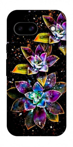 Чехол itsPrint Flowers on black для Google Pixel 8a