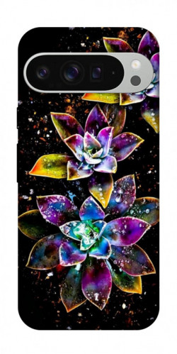 Чехол itsPrint Flowers on black для Google Pixel 9 Pro XL