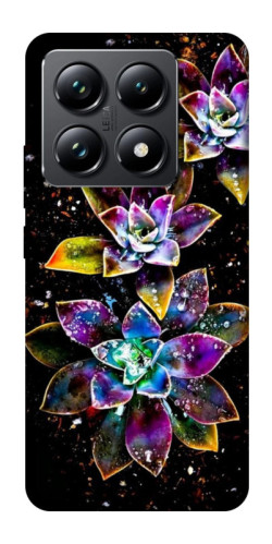 Чехол itsPrint Flowers on black для Xiaomi 14T Pro