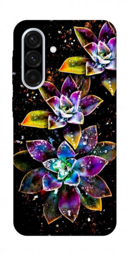 Чохол itsPrint Flowers on black для Samsung Galaxy A36 5G