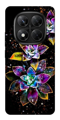 Чохол itsPrint Flowers on black для Xiaomi Redmi Note 14 Pro 5G