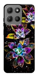 Чехол itsPrint Flowers on black для Motorola Moto G15 4G