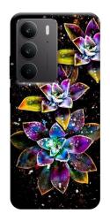 Чехол itsPrint Flowers on black для Realme C75