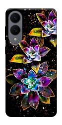Чехол itsPrint Flowers on black для Samsung Galaxy S25 Edge