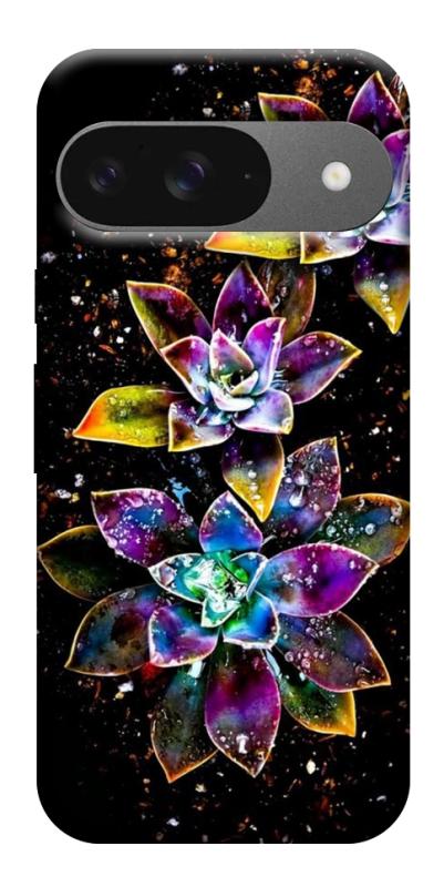 Чехол itsPrint Flowers on black для Google Pixel 10, цветы, купить оптом с доставкой